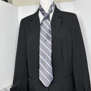 HART SCHAFFNER MARX MEN'S TIE 100% SILK MADE IN ITALY Classic Length Stylish - Picture 1 of 10
