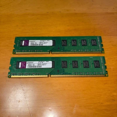 Kingston 2GB DDR3 10600U Memory 2 Modules PC RAM 4GB Total Used - Image 1 of 4