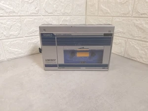 Unisef V-1 Silber Stereo Personal Cassette Player Japan Walkman getestet funktioniert - Bild 1 von 6