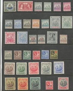 BARBADOS MINT Victorian to GV selection of 35see scans - Picture 1 of 2
