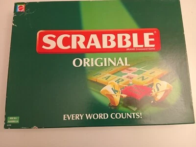 SCRABBLE ORIGINAL MATTEL 2008 EDITION 51279 COMPLETE - Image 1 of 4