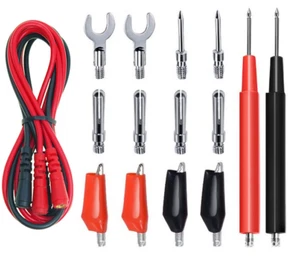 16tlg Multimeter Messleitung Prüfspitze set Messspitze 600V 10A Krokodilklemmen - Bild 1 von 6