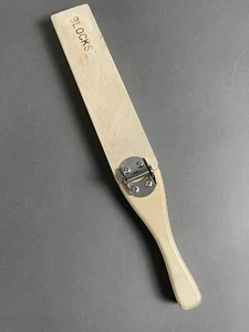 Hardwood Slapstick Whipcrack Hand Percussion Sound Affect Instrument 12" - Picture 1 of 10