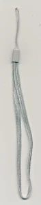 Correa de cable de muñeca plateada sedosa duradera para cámara de teléfono celular reproductor de mp3 B4-B5 - Imagen 1 de 1