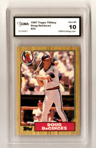 Doug DeCinces 1987 Topps Tiffany #22 GMA 10 Gem Mint California Angels Baseball