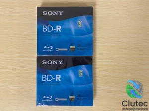 New Sealed LOT 2 QTY Sony BD-R 5 Pack Blu-ray Disc Recordable - Picture 1 of 2