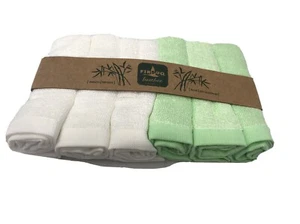 Bambus 6 Stück chemiefreies handgroßes Babyhandtuch für Mehrzweck, ultraweich - Bild 1 von 4