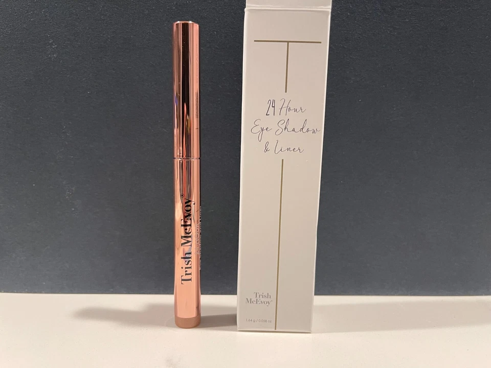 Delineador de sombras de ojos Trish McEvoy 24 horas cuarzo rosa 0,058 oz 1,64 g NUEVO EN CAJA Foto 1 de 3
