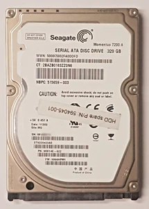 320 GB SATA Seagate Momentus 7200.4 ST9320423AS 16MB HDD 2,5 " Internal Hard - Picture 1 of 1