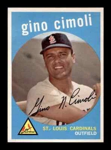 1959 Topps #418 Gino Cimoli MINT Set Break r7 - Picture 1 of 2