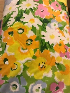 Vintage MOHAWK Floral & Daisies 4 PIECE SET RETRO 🧡💛70s Bedding FULL SIZE NEW - Bild 1 von 8