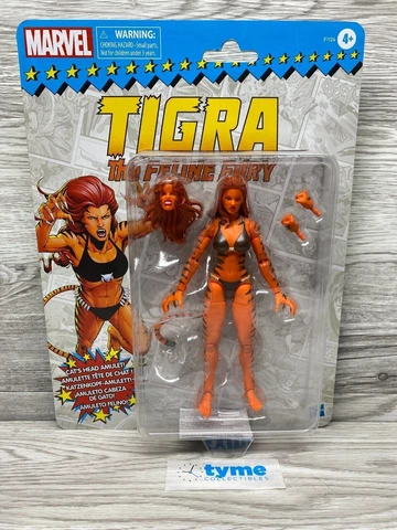 Marvel Legends Hasbro Avengers Retro Tigra The Feline Fury 6" Figure New Cover