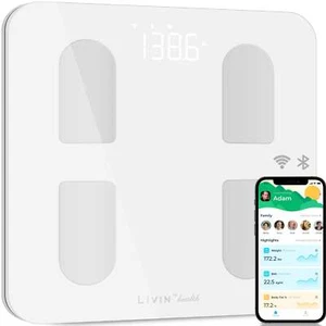Livin Health Composizione Corporea e Salute Cuore Scala Intelligente Wi-Fi Bluetooth Nuovo con scatola - Foto 1 di 7