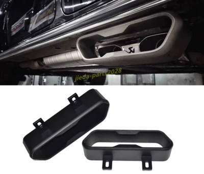 For Mercedes-Benz w463a w464 G63 Black aluminum Exhaust Muffler Decorative Trim - Imagem 1 de 4