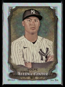 Anthony Volpe - 2024 Topps Allen & Ginter Silver Portrait Hot Box Foil #11 - Picture 1 of 2