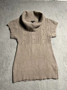 Banana Republic Cape Sweater Size M Medium Cable Knit Pullover Wool Blend - Picture 1 of 8