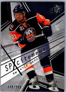 08-09 SPX SPXCITEMENT - KYLE OKPOSO /999 #X33 NEW YORK ISLANDERS - Picture 1 of 2