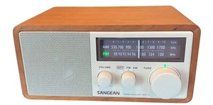 Sangean WR-11 2 Band AM/FM Radio Receiver in a Beautiful Teak Wood Cabinet Excel - Picture 1 of 11