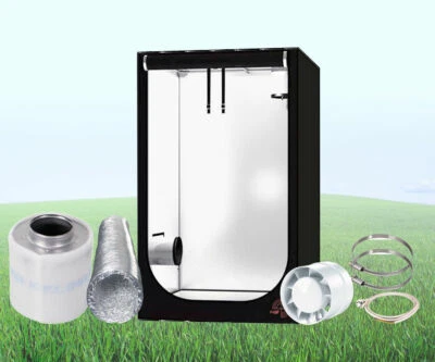 SECRET JARDIN PRIMA KLIMA VENTS Hydro Shoot 120 + Abluftset 245 m³/h AKF Grow Box Zelt Lüftung Set LED Klima
