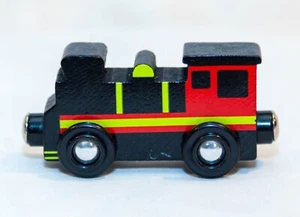Melissa and Doug Wooden Train Toy black yellow & red 3.5" Quality Kids Play Toy - Picture 1 of 9