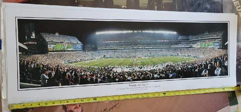 PHILADELPHIA EAGLES INAUGURAL GAME LINCOLN FINANCIAL FIELD PANORAMIC POSTER 2003 Cover