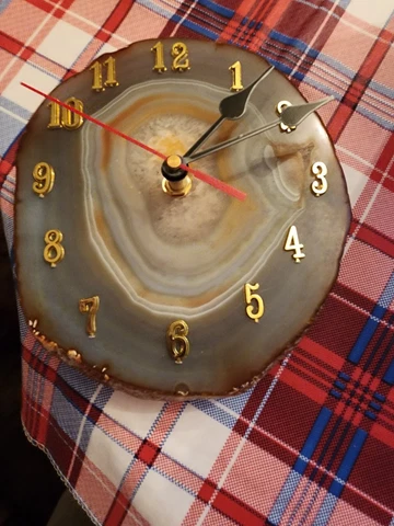 Agate Crystal Clock Cover