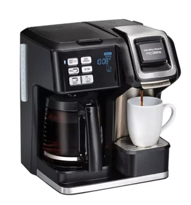 Hamilton Beach FlexBrew Trio Coffee Maker, Stainless Steel Accents-Free Shipping - Picture 1 of 9