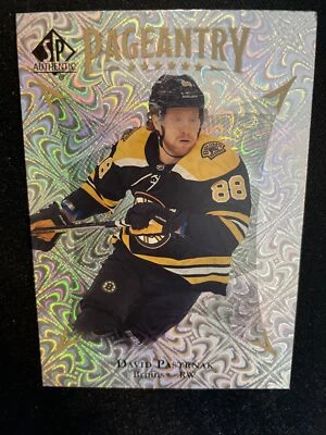 21-22 UD SP Authentic Hockey Pageantry P-14 David Pastrnak - Image 1 of 2