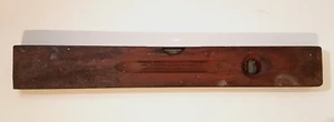 Antique Disston Keystone Tool Works 18” 2 Vial Wooden Level Pat Oct 29, 1912 #05 - Picture 1 of 6