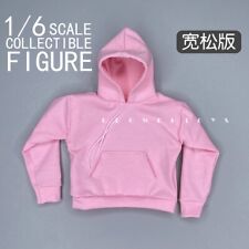 1/6 Scale Oversize Hoodie Top Clothes Fit 12inches Male Action Figure Body Toys