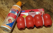 KONG MEDIUM SIZE GOODIE RIBBON & KONG EASY TREAT CHEDDAR TREAT RECIPE 236ml