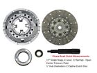 Ford Tractor 11" Single stage 4 lever, 12 springs, 1" x 15 Spline Clutch Kit