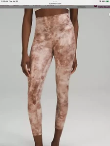 lululemon Align HR 25" leggings in Shine DYMS sz 10 NWT $118 retail - Picture 1 of 5