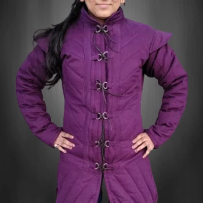 Gambesón Medieval, Gambesón Femenino para Eventos, Disfraz Fastiveal Foto 1 de 4