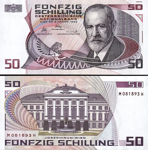 Austria 50 Schilling 1986 1987, UNC, P-149 Cover