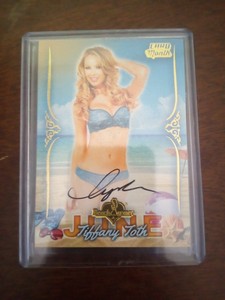 Benchwarmer Card Of The Month Tiffany Toth Autograph 2016 June