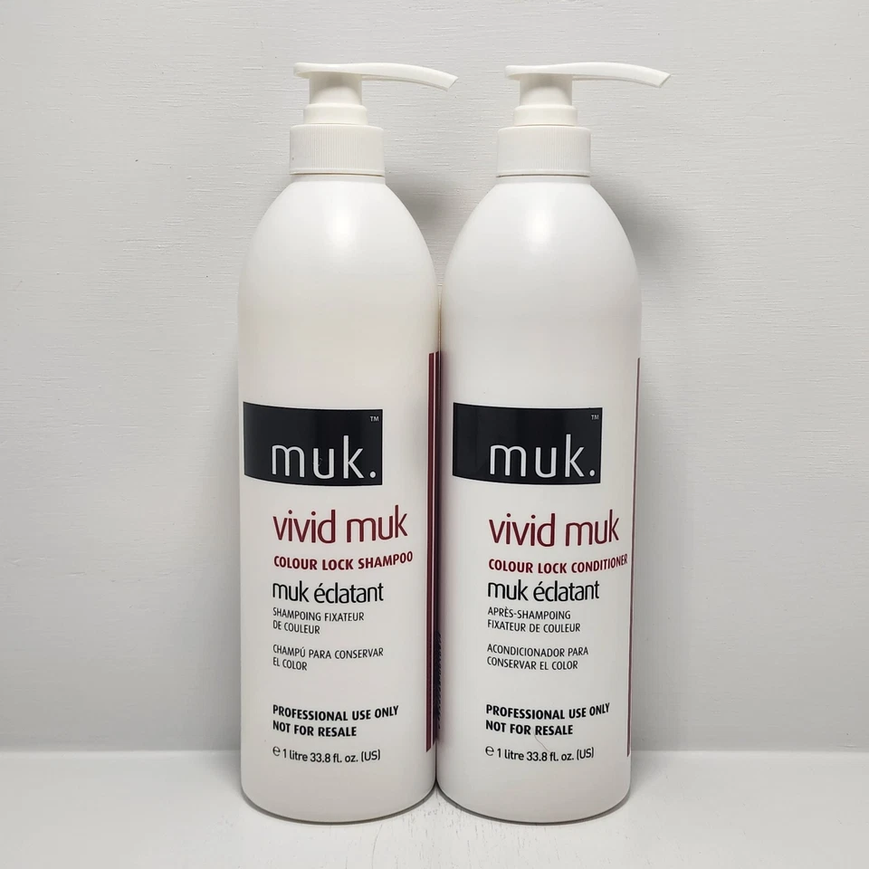 Muk. Champú y acondicionador Vivid Muk Colour Lock 33,8 oz DUO | Envío gratuito Foto 1 de 1