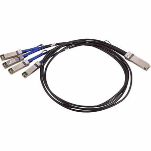 Mellanox 100GbE QSFP28 to 4x 25GbE SFP28 2M DAC Breakout Cable - Afbeelding 1 van 1