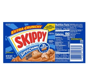 SKIPPY SUPER CHUNK Peanut Butter, 7 g Protein Per Serving, Shelf-Stable, 40 oz - Picture 1 of 14