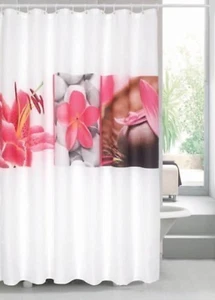 Duschvorhang - Anti-Bakteriell, waschbar, wasserdicht, Polyester, 180x180 cm - Foto 1 di 9