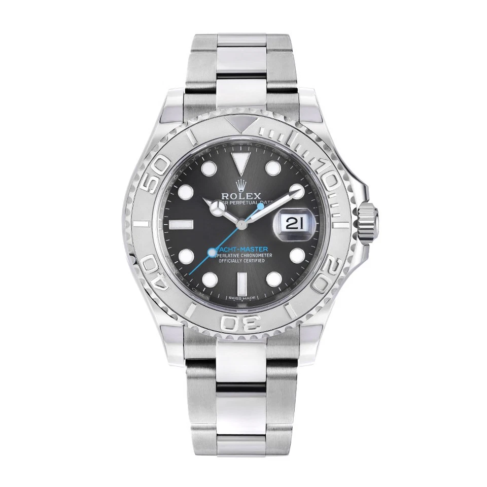Rolex Yacht-Master Watch 40MM Rhodium Index Hour Markers Dial Platinum - Image 1 of 4
