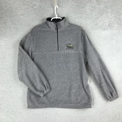 Pullover Timberline Stryker para Hombres Pequeño Gris Polar Media Cremallera Militar Tanque Logo Foto 1 de 4