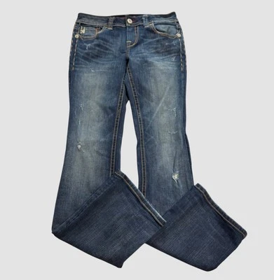 Pantalones de mezclilla ajustados MEK DNM 28/34 Noida elásticos desgastados Foto 1 de 4