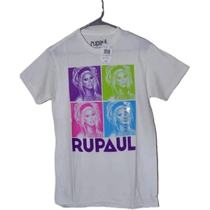 T-shirt Rue 21 bianca Ru Paul taglia S - Foto 1 di 3