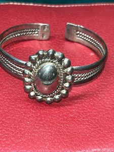 PULSERA BRAZALETE PLATA ESTERLINA MEXICO VINTAGE 23 GRAMOS - Imagen 1 de 8
