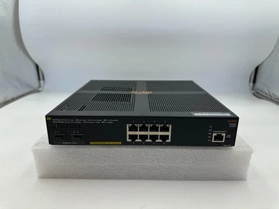 JL258A Aruba HP 2930F 8G PoE+ 2SFP+ Switch without Power Supply - Image 1 of 2