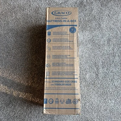 Graco Premium Crib and Toddler Mattress Open Box Ships Compressed in - Image 1 of 3