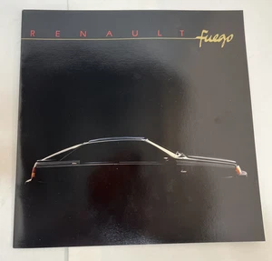 Catálogo de folleto de venta de autos de fábrica Renault Fuego y Turbo de 1980 - RARO - Imagen 1 de 6