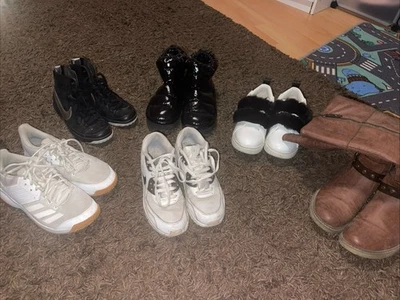 Schuhpaket Damen 6 Paar Gr. 38/39 Nike Adidas Boots Stiefeln - Bild 1 von 4
