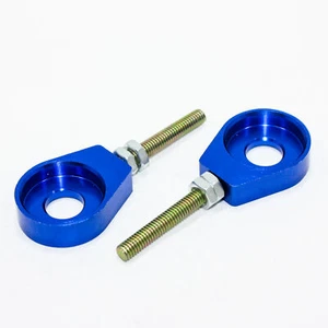 BLUE 12mm 76mm Chain Adjuster Bolts Tensioner PIT PRO Trail Quad Dirt Bike ATV - Picture 1 of 2